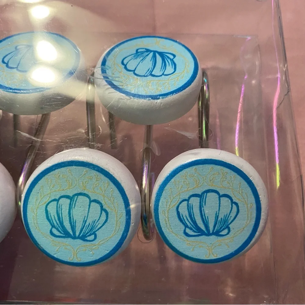 the little mermaid shower curtain disney NIB NEW NWOT NWT - Picture 4 of 5